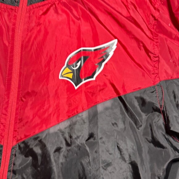 Arizona Cardinals NFL Team Apparel Lightweight Windbreaker Jacket M - Picture 5 of 6
